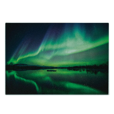 East Urban Home Glass Iceland Cutting Board