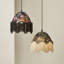 Annagail 17.5 cm H Empire Lamp Shade ( Slip-On ) in Black and Pink