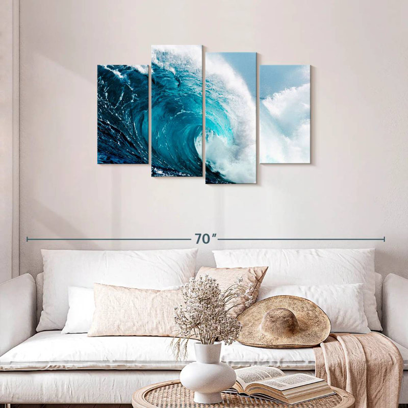 Gillard Raw Ocean Waves, 27" H x 43" W