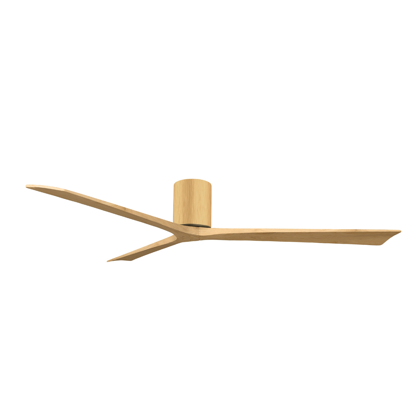 Olivier 3 Blade Ceiling Fan, Light Maple, Light Maple Tone, 72"