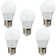Meis A60 Globe LED E27 12W Bulb 5PK