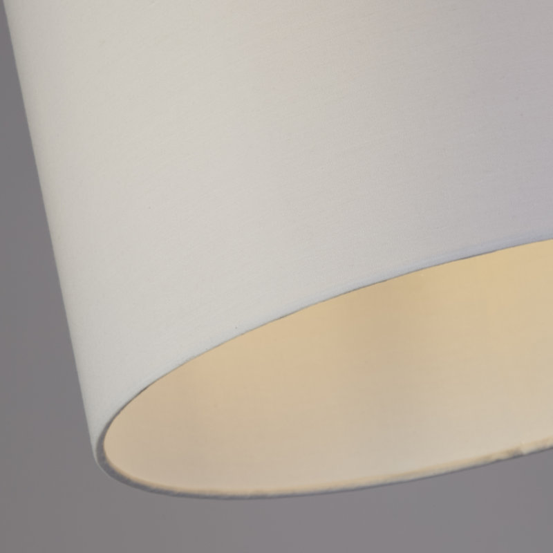 20cm H Fabric And Mild Steel Traditional, White