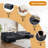 Kariba Modular Sofa With Ottomans, Console With 2 Cup Holders, Storage And USB Port-1914036235