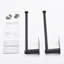 2-piece Under Cabinet Wall-mount Paper Towel Holder