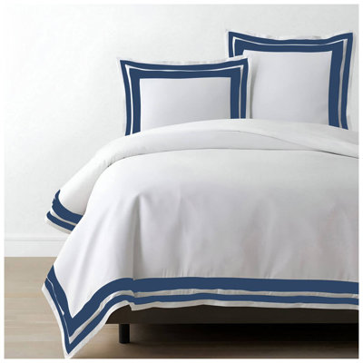 400TC Cotton Sateen Double Border Frame Duvet Cover Set