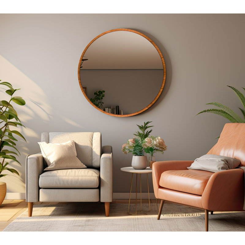 Ridhwaan Round Wall Mirror