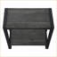 Table basse d'apparence en bois noire à 2 niveaux pour salon / chambre à coucher-993883430