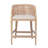 Lily Pond Playa Handcrafted Rattan & Wood Counter Stool 25" H-93419545