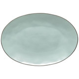Stacked Organic Stoneware Platter