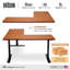 Bureau debout à hauteur réglable en L-56035587