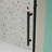 44"-48"W X 72"H Sliding Shower Door, 1/4" Tempered Glass, Matte Black Finish, Nano Easy Clean&Protective Film, Stainless Steel Handle, Install Method, Magnetic Closure, Leak Thought 44 - 48"W Door