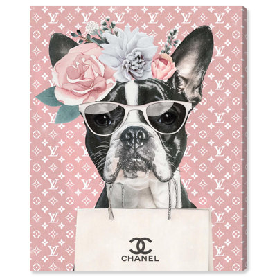 Dog Shopping Day Canvas Cute Pets Prints by Art Remedy