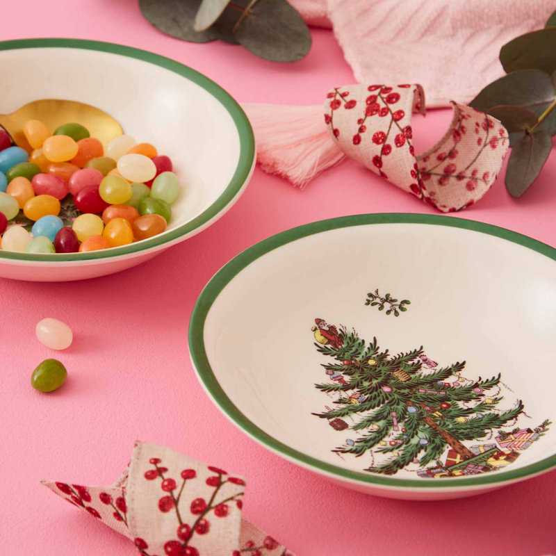 Spode Christmas Tree Ascot Cereal Bowl 8"