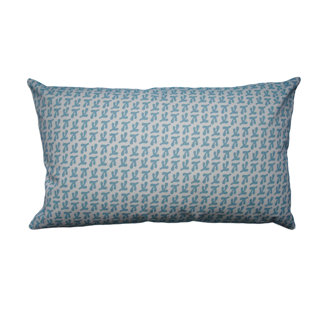 Coussin en coton imprimé à la main