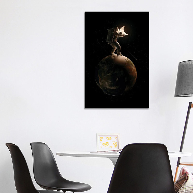 Lunar by Nicebleed - Print on Canvas, Wrapped Canvas, 101.6cm H x 66.04cm W x 3.81cm D