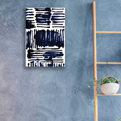 «Indigo Stripes I» par Jodi Fuchs