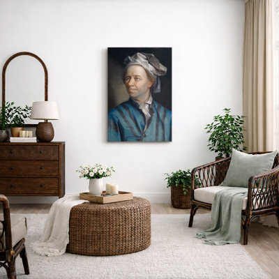 Œuvre d'art de style rococo, images de personnages de cour européenne, impression sur toile encadrée