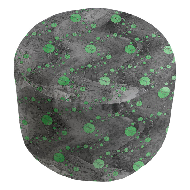Repose-pieds Avicia, Gris / Vert foncé