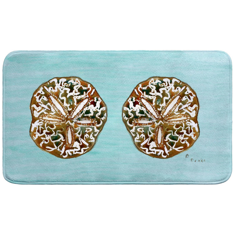 Betsy's Sand Dollar Bath Mat