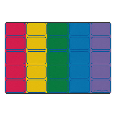 Tapis à petit rang rectangulaire
