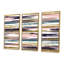 «Blue Pink and Glitter Strokes I», reproduction sur toile flottante 3 pièces-1493592986-1493592987