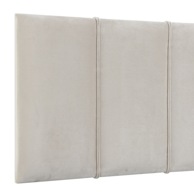 Ealing Upholstered Headboard, Single (3'), Plush Cream, Velvet