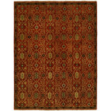 Wool Southwestern Area Rug in Rust