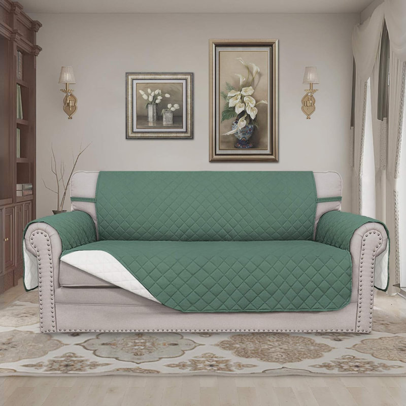 Housse de fauteuil inclinable réversible Easy-Going Chair, H 6,61 po x l 11,81 po x P 11,54 po, Tissu cyan / ivoire