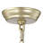 Arbel 6-light 22.4 " Brushed Silver-ish Champagne Daisy Flower Crystal Chandelier