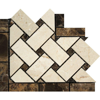 Bordure de coin Crema Marfil