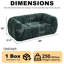 Causeuse en chenille avec coussin moelleux-202710375