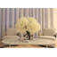 White Hydrangeas In Clear Glass Cylinder Vase-875334990-875334991