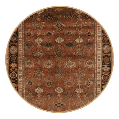 Tapis brun lavable à la machine