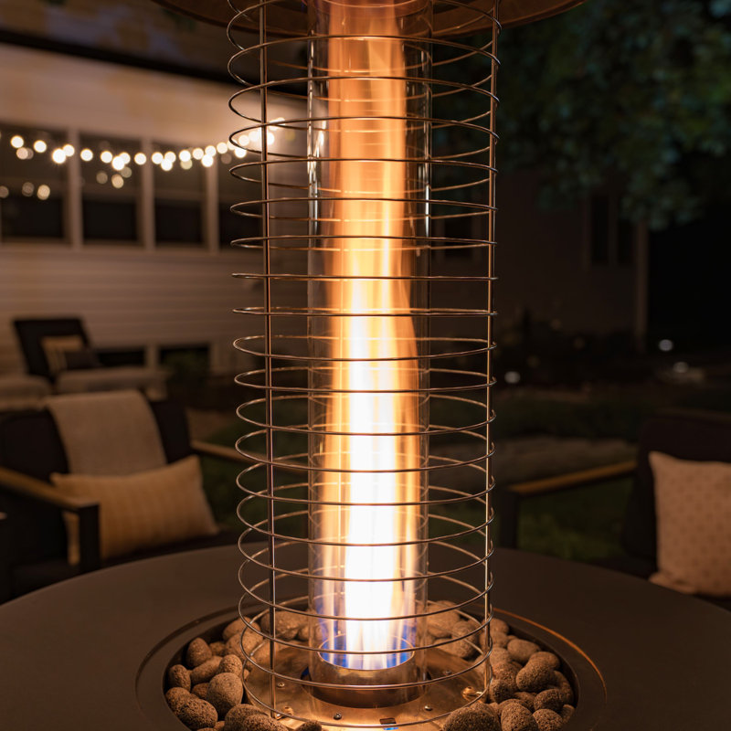 Tiki Stainless Steel Propane Patio Heater, 32.4"
