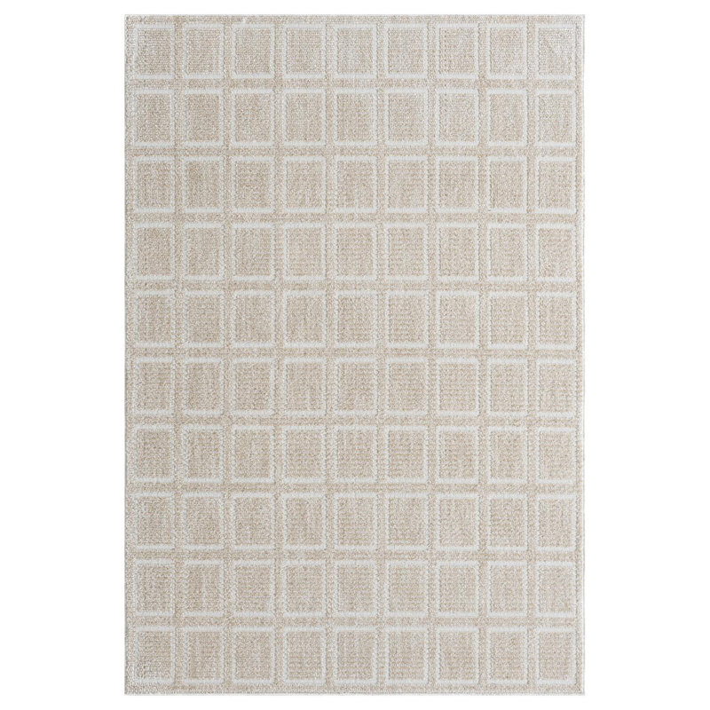 Tapis à motif géométrique moderne, Rectangle 6 pi x 9 pi