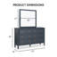 Ensemble commode et miroir 2 pièces Vinesha-225447865