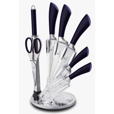 Berlinger Haus 8 Piece Stainless Steel Knife Block Set