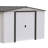 Classic Steel Storage Shed, 8X6, Charcoal