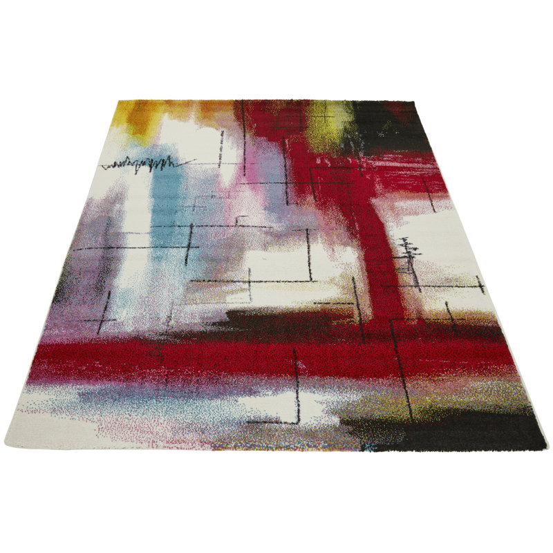 Abstract Area Rug, Rectangular 80 x 150cm