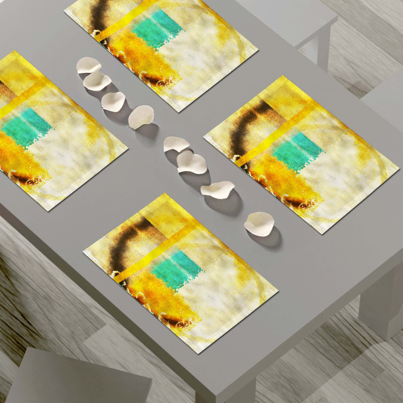 Polyester Abstract Placemat