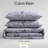 Calvin Klein Wildflower Beige Cotton Reversible Comforter Set-126657909-110428717