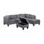 Canapé, chaise et repose-pieds rembourrés 104,5 po