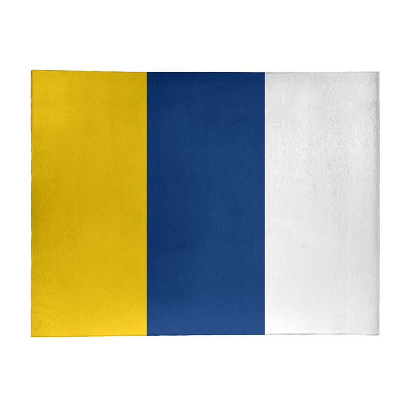 Tapis en poly à rayures de football the the cornes retour, Rectangle 9 pi x 12 pi