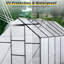 Serre en polycarbonate 6 x 12 pour l'extérieur noir