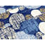 Tapis bleu / beige / ivoire à pois Tijs-932649477