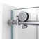 44.38" W x 34.5" D x 76" H Frameless  Rectangle Sliding Shower Enclosure