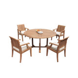 Muir Outdoor 4 - Piece Teak Dining Set