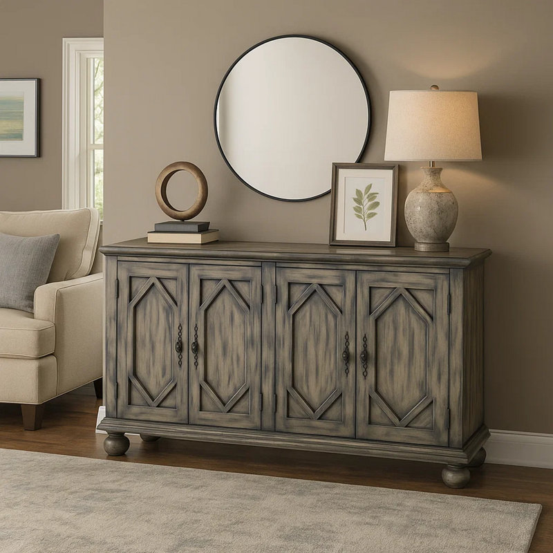 Console Pavan en gris rustique
