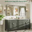 Miroir de salle de bain mural Llesenia-179273157-184043387-184043333