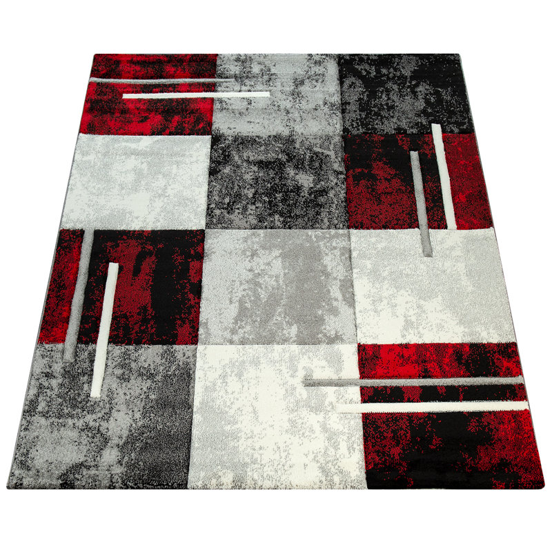 Maratha Checkered Indoor Rug, Runner 2'8" x 9'10"